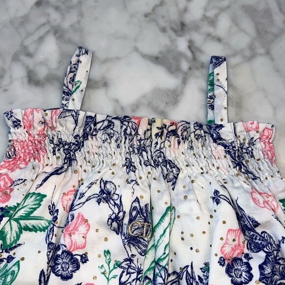 BABY DIOR NWOT GOLD BEAUTIFUL ROMPER 3M - Picture 4 of 10